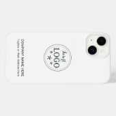 Gepersonaliseerd bedrijfsprofiel Case-Mate iPhone case (Achterkant (horizontaal))