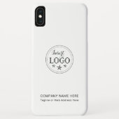Gepersonaliseerd bedrijfsprofiel Case-Mate iPhone case (Achterkant)