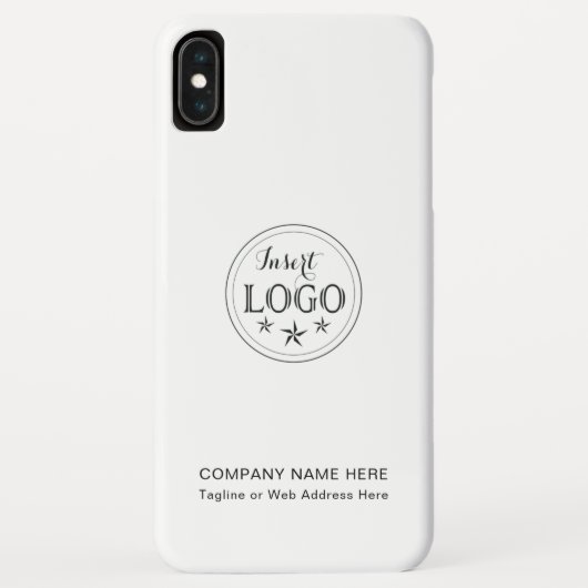 Gepersonaliseerd bedrijfsprofiel Case-Mate iPhone case (Achterkant)