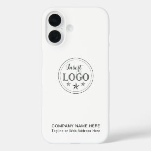 Gepersonaliseerd bedrijfsprofiel iPhone 16 hoesje