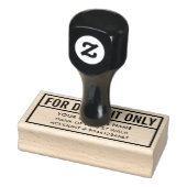 Gepersonaliseerd bedrijfstorting rubberstempel (Stempel)