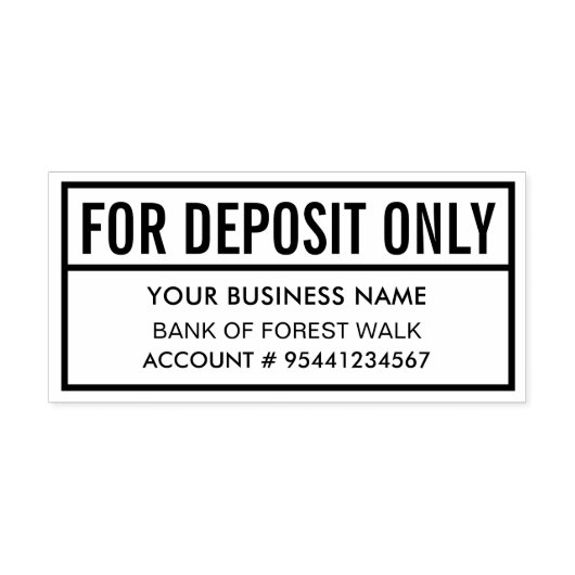 Gepersonaliseerd bedrijfstorting rubberstempel (Afrduk)