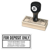 Gepersonaliseerd bedrijfstorting rubberstempel (Gestempeld)