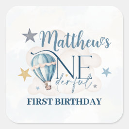 Gepersonaliseerd Beer in een ballonplein Stickers