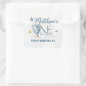 Gepersonaliseerd Beer in een ballonplein Stickers (Tas)