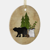 Gepersonaliseerd Beer voor het landgebergte in Rus Keramisch Ornament (Rechts)