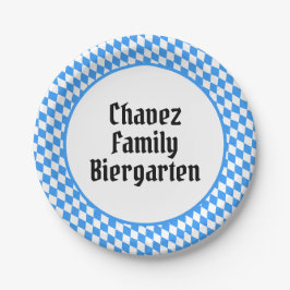 Gepersonaliseerd Beiers Oktoberfest Papieren Bordje