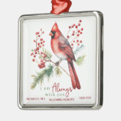 Gepersonaliseerd ben ik altijd bij je metalen ornament (Links)