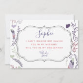 Gepersonaliseerd, ben je dan? Weddenskaart Kaart (Achterkant)