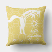 Gepersonaliseerd ben je mijn soennitische foxspore kussen (Achterkant)