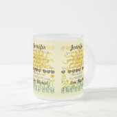 Gepersonaliseerd ben je mijn zonneschijn matglas koffiemok (Voorkant rechts)