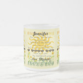 Gepersonaliseerd ben je mijn zonneschijn matglas koffiemok (Center)