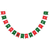 Gepersonaliseerd bericht Aangepaste kerstfeestbann Vlaggetjes (Alle)