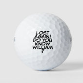 Gepersonaliseerd Bericht Aangepaste Naam Golfballen (Voorkant)