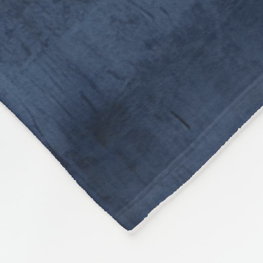 Gepersonaliseerd bericht Blue Stars neef Fleece Deken (Hoek)