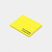 Gepersonaliseerd bericht fel helder geel post-it® notes (Schuin)
