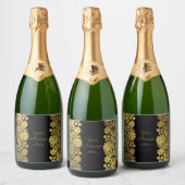 GEPERSONALISEERD BERICHT Mousserende Wijn FLES LAB Sparkling Wijnetiket (Flessen)