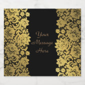 GEPERSONALISEERD BERICHT Mousserende Wijn FLES LAB Sparkling Wijnetiket (Enkel label)