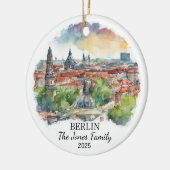 Gepersonaliseerd Berlijns Ornament, Duitsland Gift Keramisch Ornament (Links)