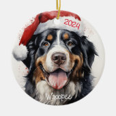 Gepersonaliseerd Berner Mountain Dog Ornament (Voorkant)