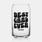 Gepersonaliseerd beste Afstudeerder ooit aangepast Blikvorm Glas (Voorkant)