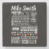 gepersonaliseerd beste beste beste beste beste bes stenen onderzetter (Voorkant)