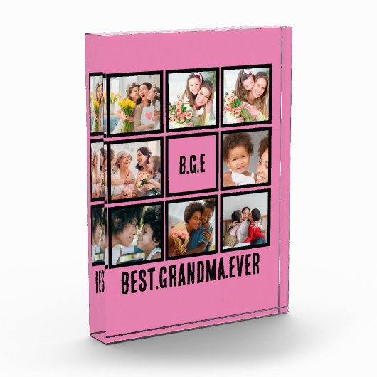 Gepersonaliseerd beste grootmoeder ooit 8 Foto col (Links)