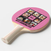 Gepersonaliseerd beste grootmoeder ooit 8 Foto col Tafeltennisbatje (Voorkant Gekanteld)