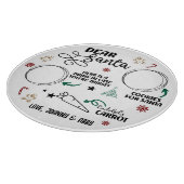 Gepersonaliseerd Beste Kerstman Snijplank (Hoek)