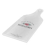 Gepersonaliseerd Beste Mam ooit Glass Chopping Boa Snijplank (Hoek)