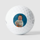 GEPERSONALISEERD BESTE PAPA DOOR PAR Golfballen (Voorkant)