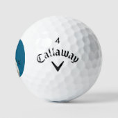 GEPERSONALISEERD BESTE PAPA DOOR PAR Golfballen (Logo)