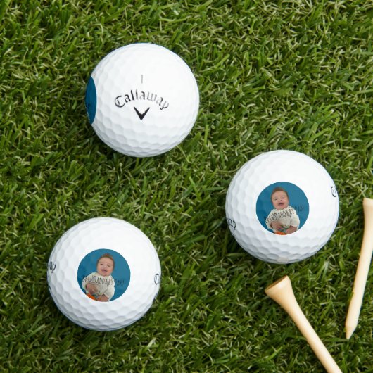 GEPERSONALISEERD BESTE PAPA DOOR PAR Golfballen (Insitu Gras)