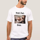 Gepersonaliseerd beste papa ooit Shirt (Voorkant)