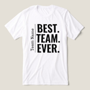 Gepersonaliseerd Beste Team Ooit Teamgenoot Colleg Tri-Blend Shirt