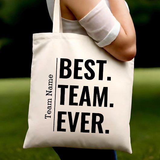 Gepersonaliseerd Beste Team Ooit Teamgenoot Teamge Tote Bag