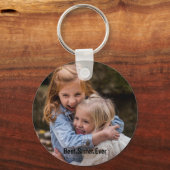 Gepersonaliseerd beste zuster ooit sleutelhanger (Voorkant)