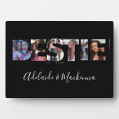 Gepersonaliseerd Bestie BFF Beste vrienden Foto Co Fotoplaat (voorkant)