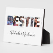 Gepersonaliseerd Bestie BFF Beste vrienden Foto Co Fotoplaat (Zijkant)