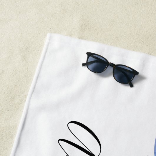 Gepersonaliseerd Bestie BFF Beste vrienden Foto Co Strandlaken (In situ)