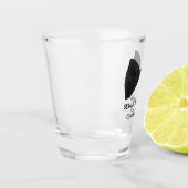 Gepersonaliseerd betonglas shot glas (Links)