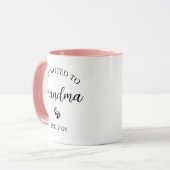 Gepersonaliseerd Bevorderd tot oma Mok (Voorkant links)