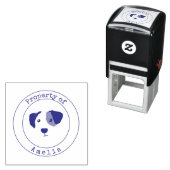 Gepersonaliseerd bezit van de Dog van zelf-inkt st Zelfinktende Stempel (In situ)