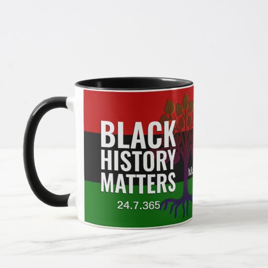 Gepersonaliseerd BHM Marcus Garvey Mok (Links)