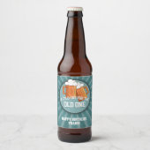 Gepersonaliseerd bier Gelukkige Verjaardag Bier Etiket (Voorkant)