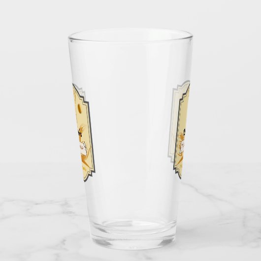 Gepersonaliseerd bier glas (Links)