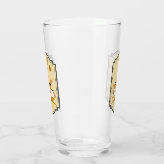 Gepersonaliseerd bier glas (Rechts)