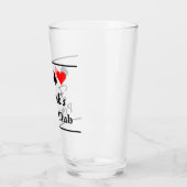 Gepersonaliseerd bier voor pokerspellen glas (Links)