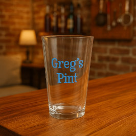 Gepersonaliseerd bierglas cadeau voor hem of thuis glas