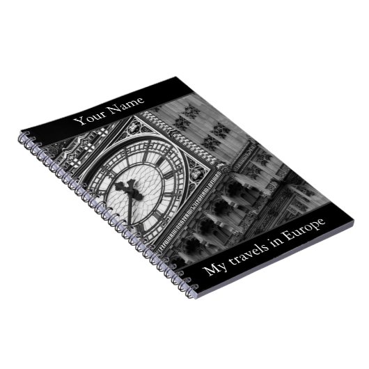 Gepersonaliseerd, Big Ben reisjournaal Notitieboek (Rechterzijde)